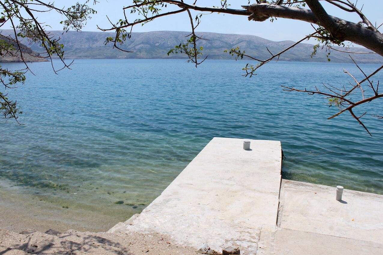 La plage la plus proche - Appartements près de la mer Metajna, Pag