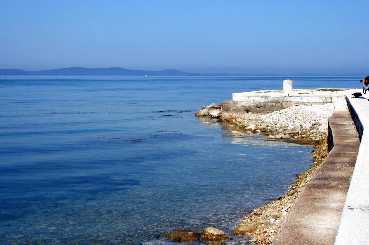 Najbliža plaža - Apartmani uz more Petrčane, Zadar