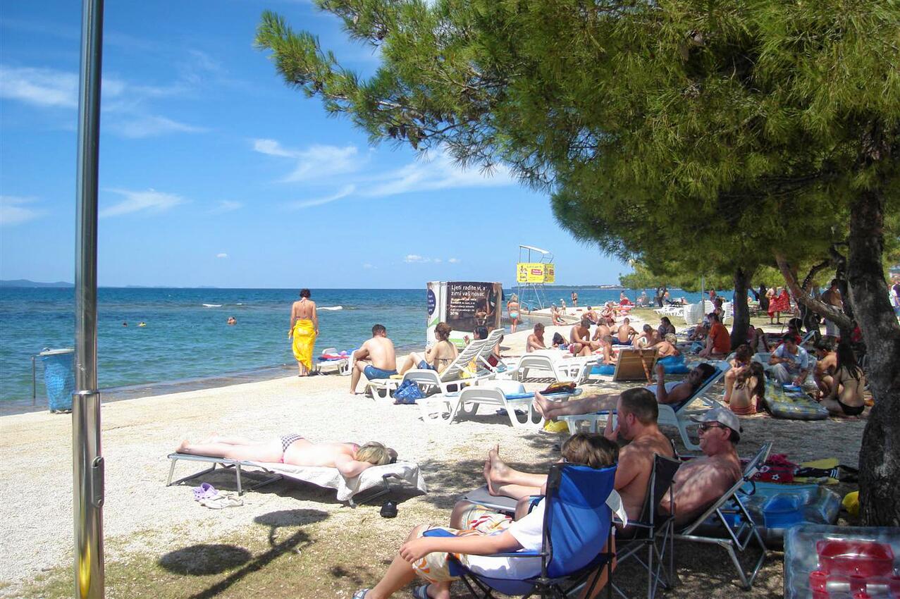 Nächster Strand - Ferienwohnungen mit Parkplatz Zadar - Diklo, Zadar