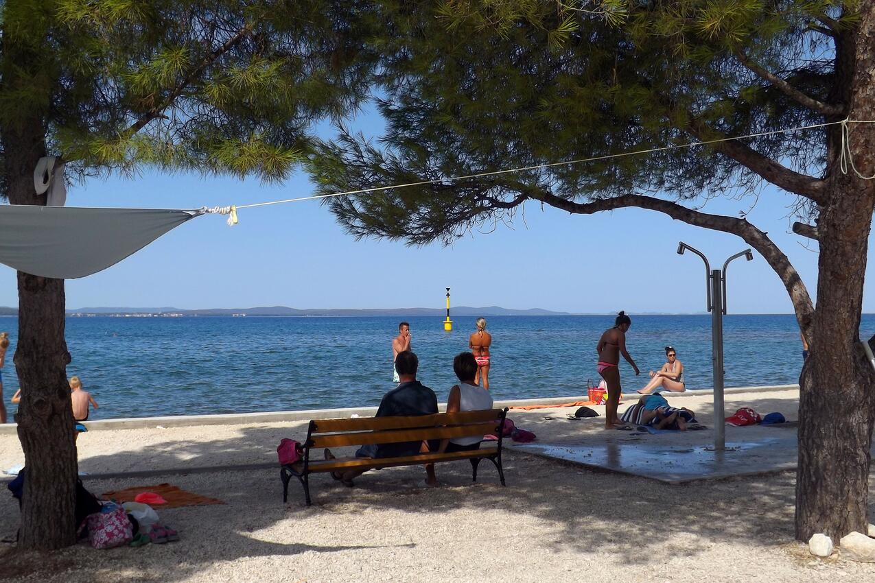 Nächster Strand - Ferienwohnungen mit Parkplatz Zadar - Diklo, Zadar