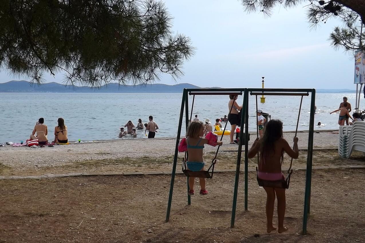 Nächster Strand - Ferienwohnungen mit Parkplatz Zadar - Diklo, Zadar