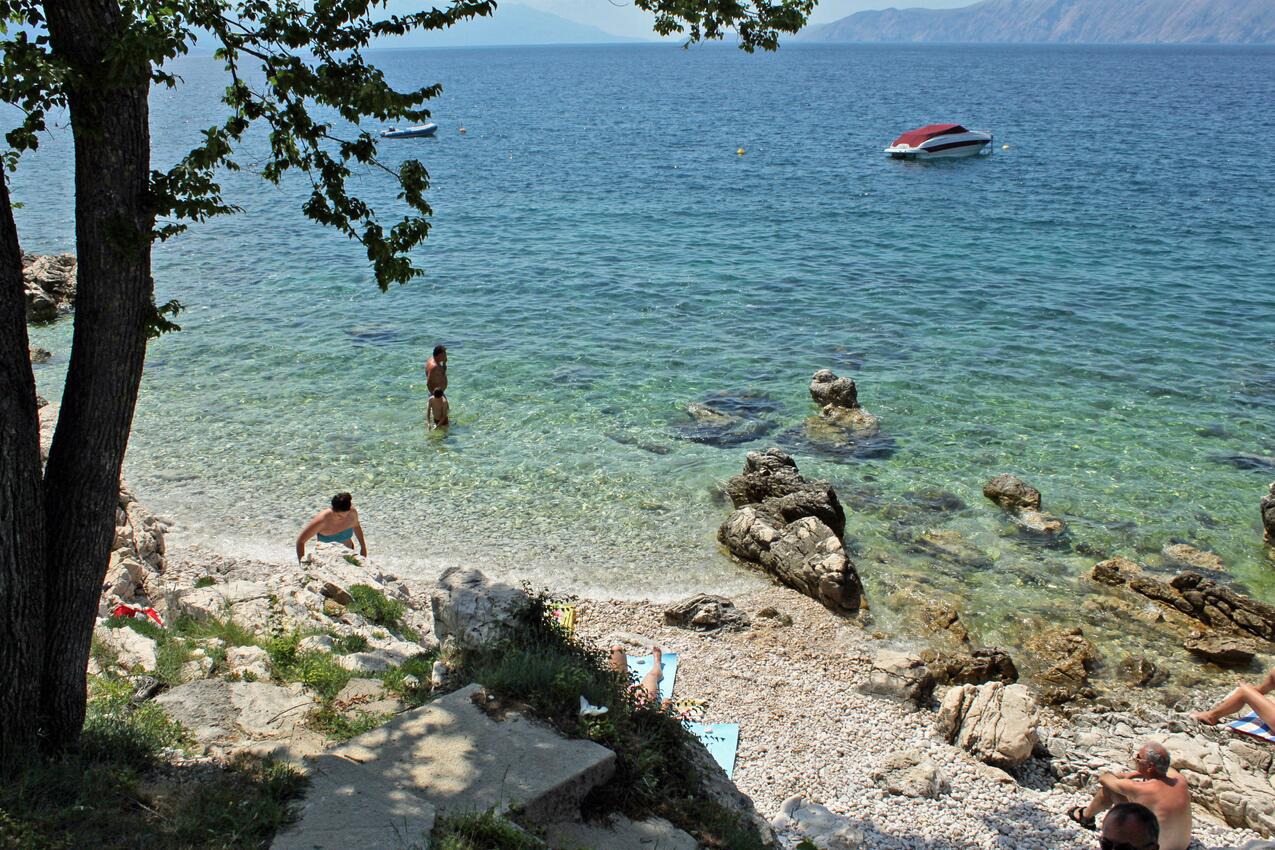 Nächster Strand - Ferienwohnungen und Zimmer mit Parklplatz Novi Vinodolski