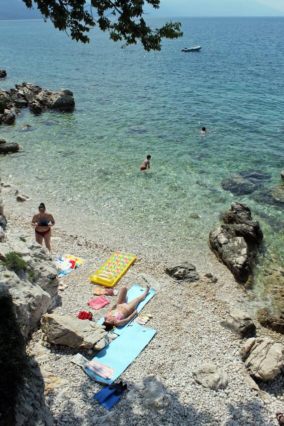 Nächster Strand - Ferienwohnungen und Zimmer mit Parklplatz Novi Vinodolski