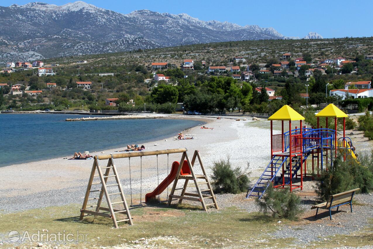 Nearest beach - Apartments and rooms by the sea Rovanjska, Paklenica