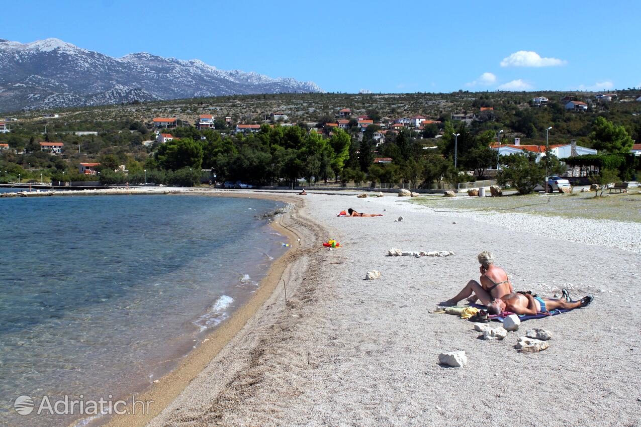 Nearest beach - Apartments and rooms by the sea Rovanjska, Paklenica