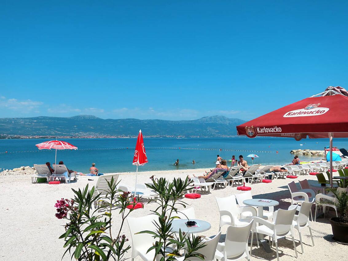 Nächster Strand - Ferienwohnungen am Meer mit Pool Arbanija, Ciovo