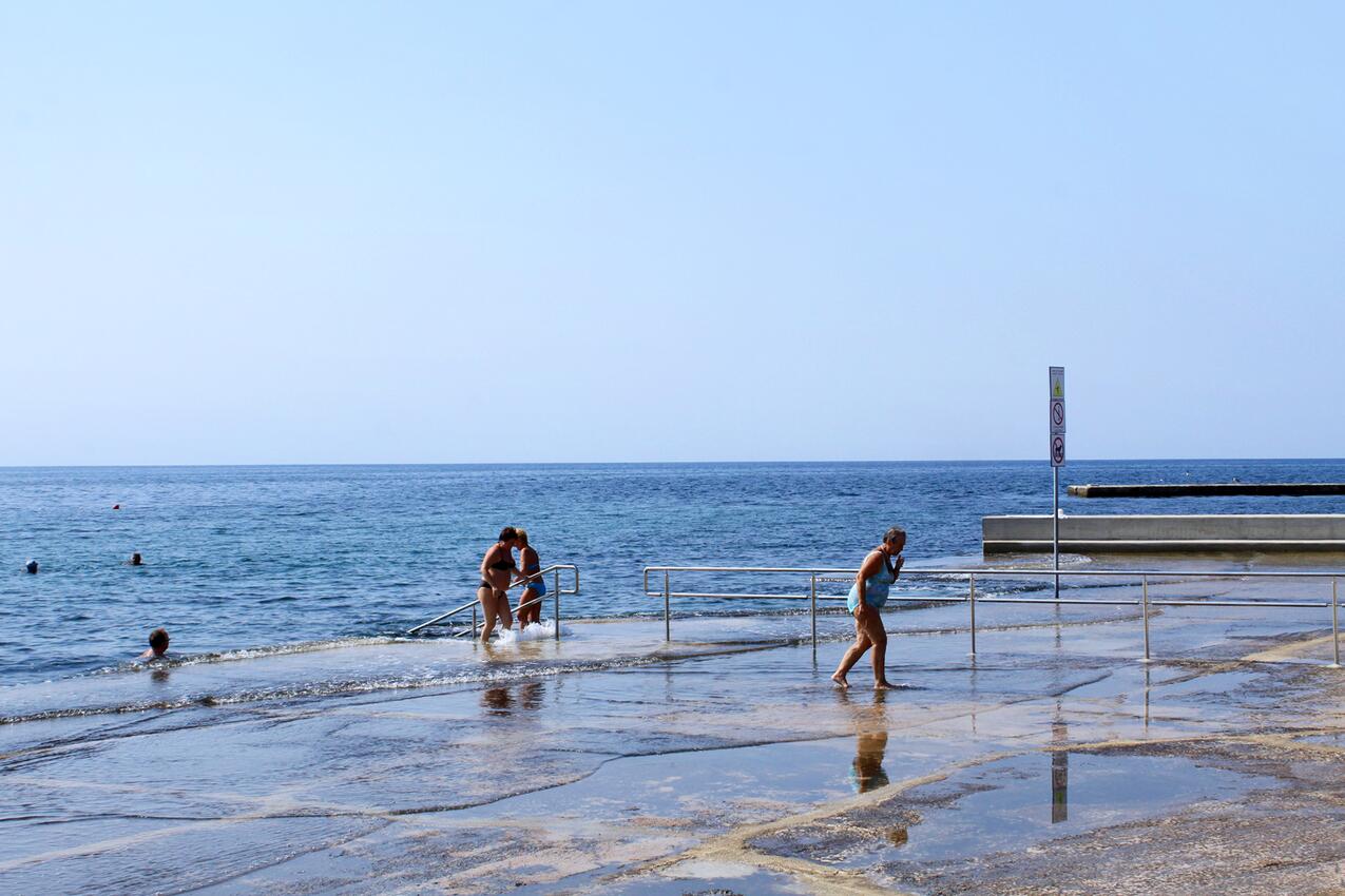 Najbliža plaža - Apartmani uz more Umag