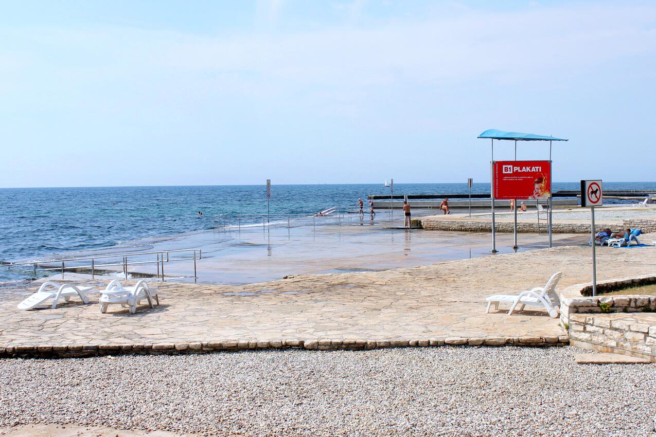 Najbliža plaža - Apartmani uz more Umag