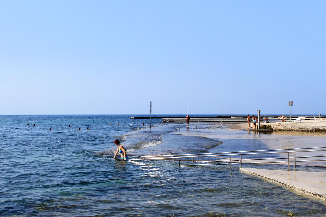 Najbliža plaža - Apartmani uz more Umag