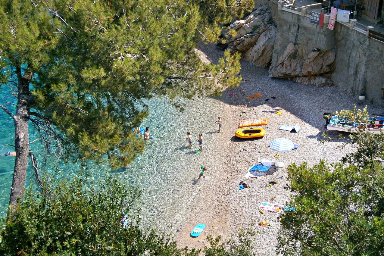 La spiaggia più vicina - Appartamenti robinsoniani accanto al mare Baia Pobij, Lesina - Hvar