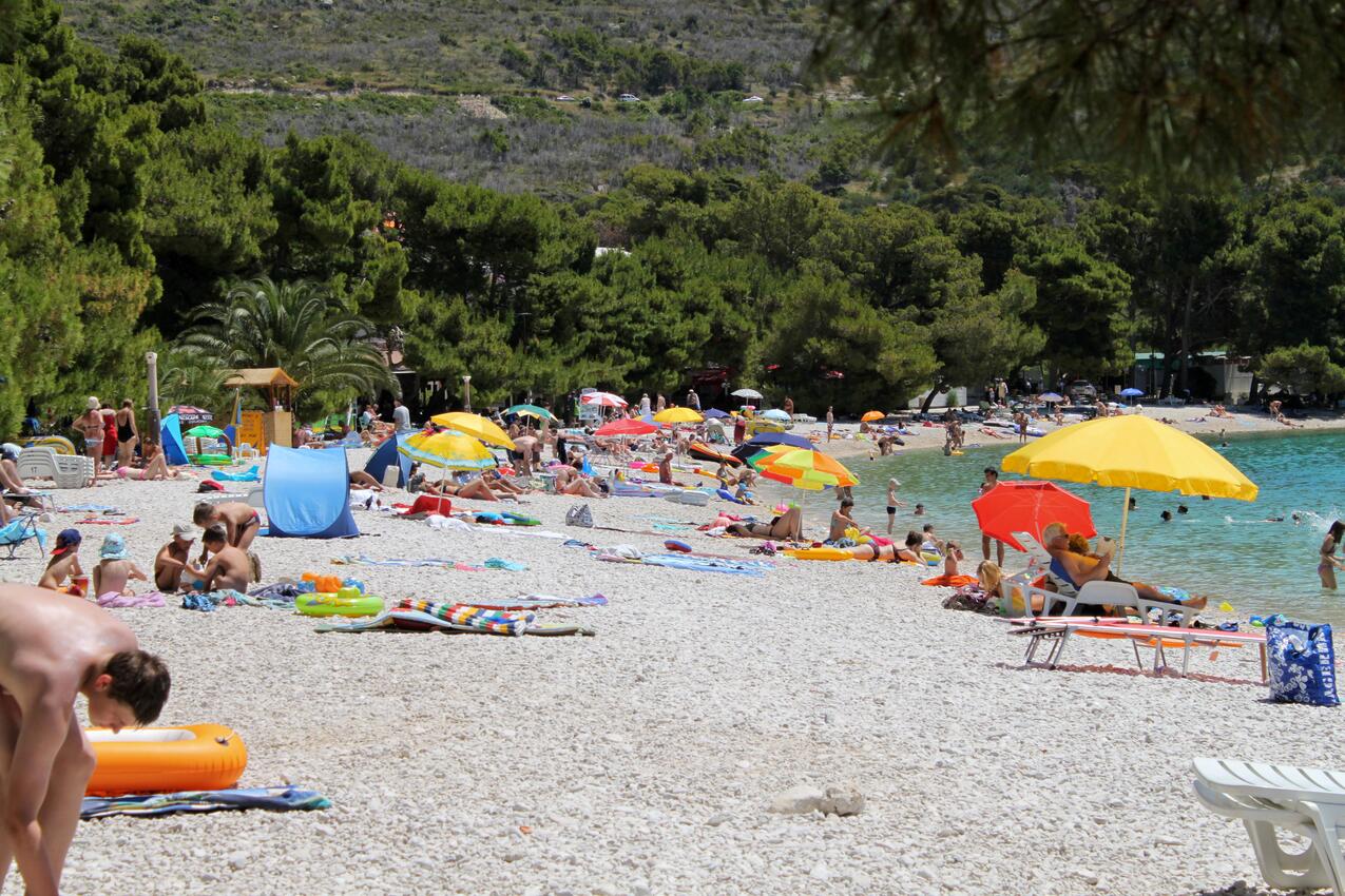 Nejbližší pláž - Apartmány s parkovištěm Promajna, Makarská - Makarska