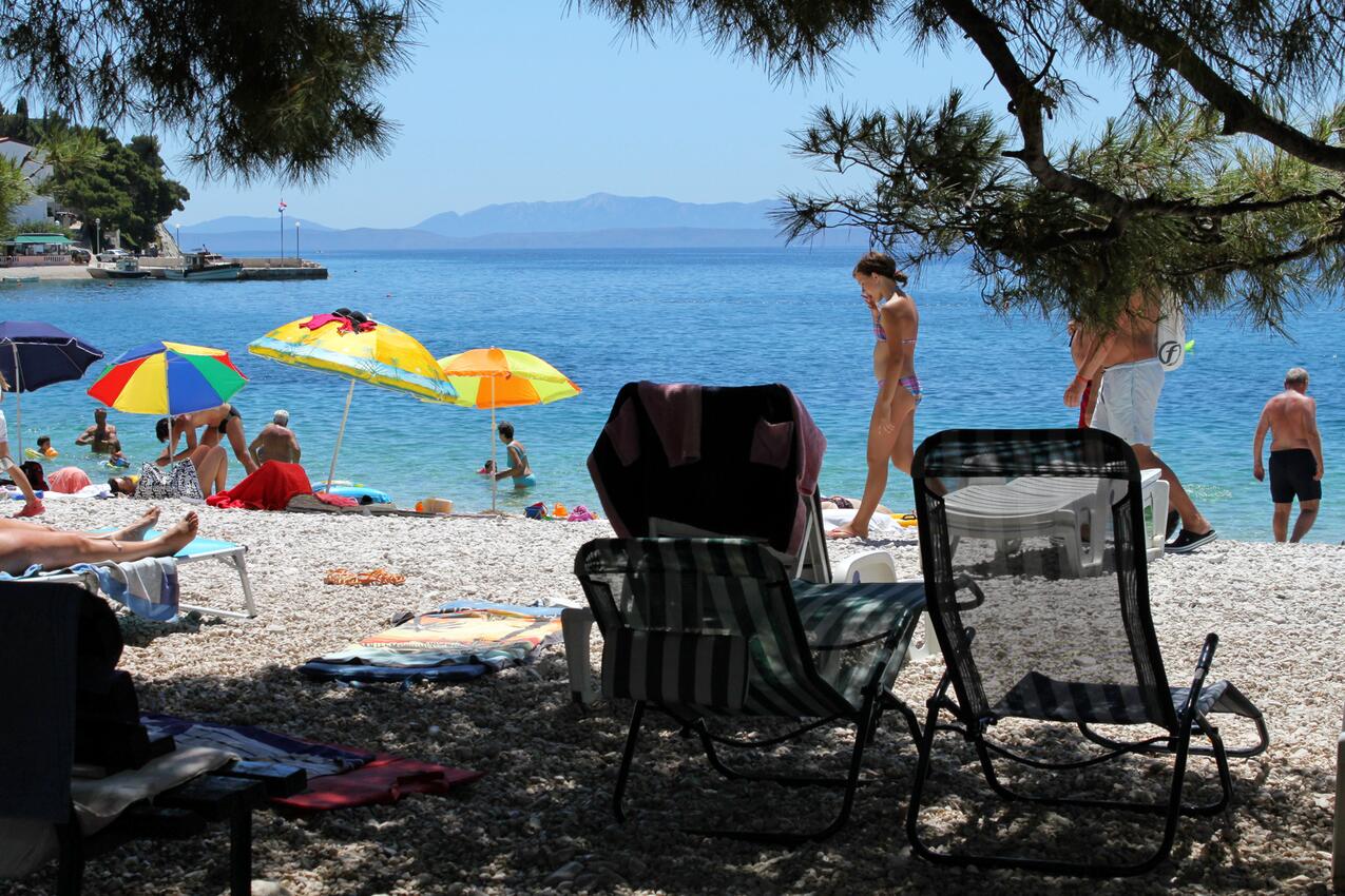Nejbližší pláž - Apartmány s parkovištěm Promajna, Makarská - Makarska