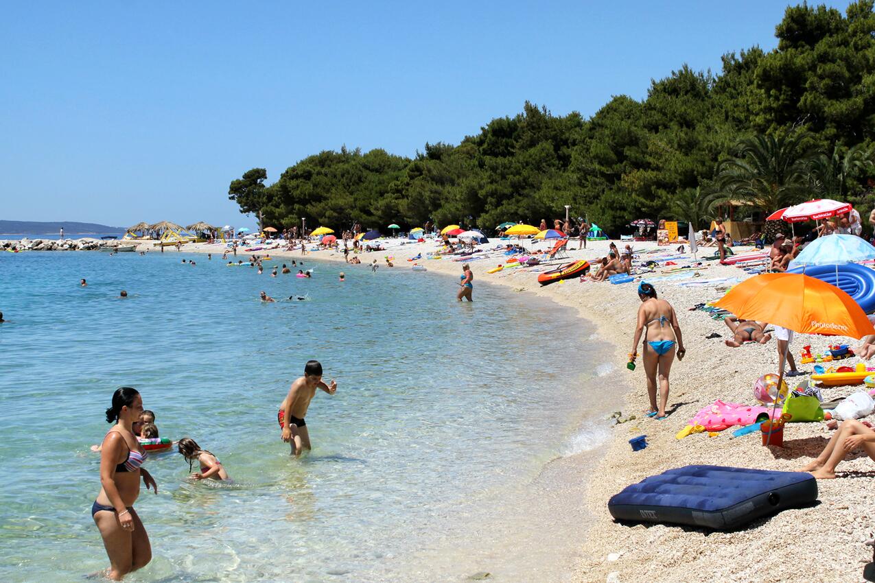 Nejbližší pláž - Apartmány s parkovištěm Promajna, Makarská - Makarska
