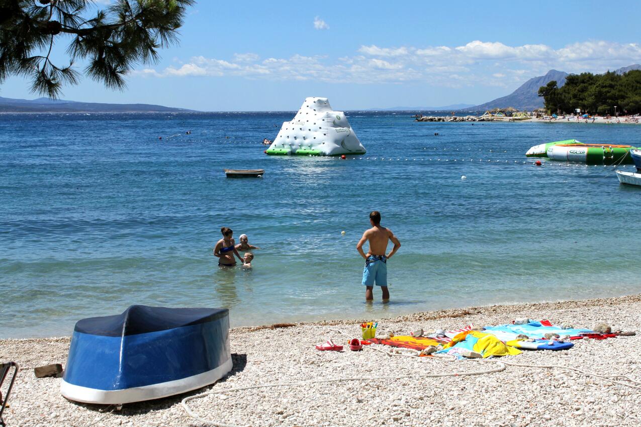 Nejbližší pláž - Apartmány s parkovištěm Promajna, Makarská - Makarska