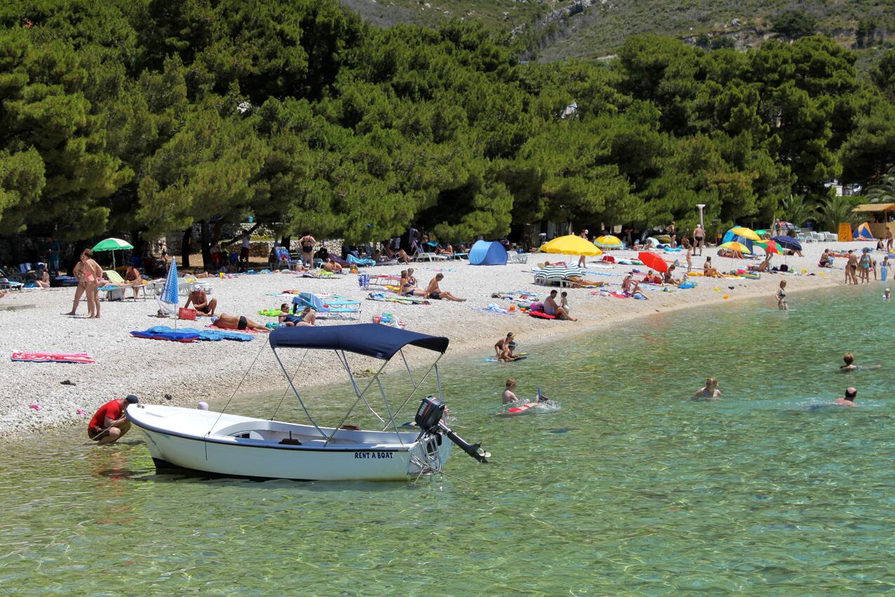 Nejbližší pláž - Apartmány s parkovištěm Promajna, Makarská - Makarska