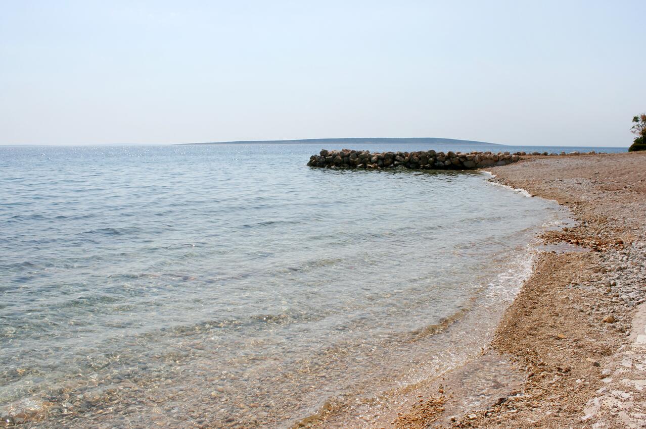 Nächster Strand - Ferienwohnungen am Meer Mandre, Pag