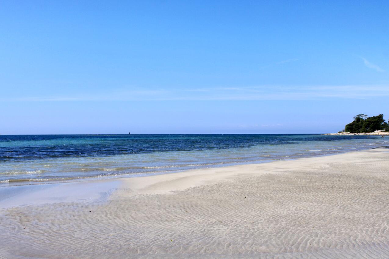 Nächster Strand - Ferienwohnungen am Meer Zambratija, Umag