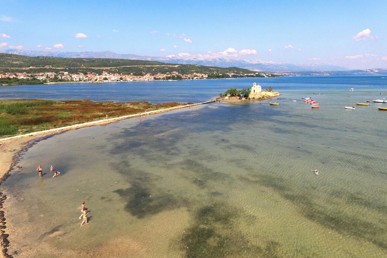 La spiaggia più vicina - Casa con piscina per famiglia Posedarje, Novigrad