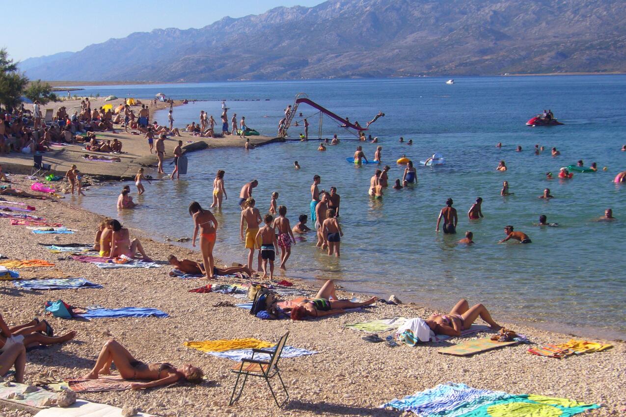 La spiaggia più vicina - Appartamenti con parcheggio Razanac, Zara - Zadar