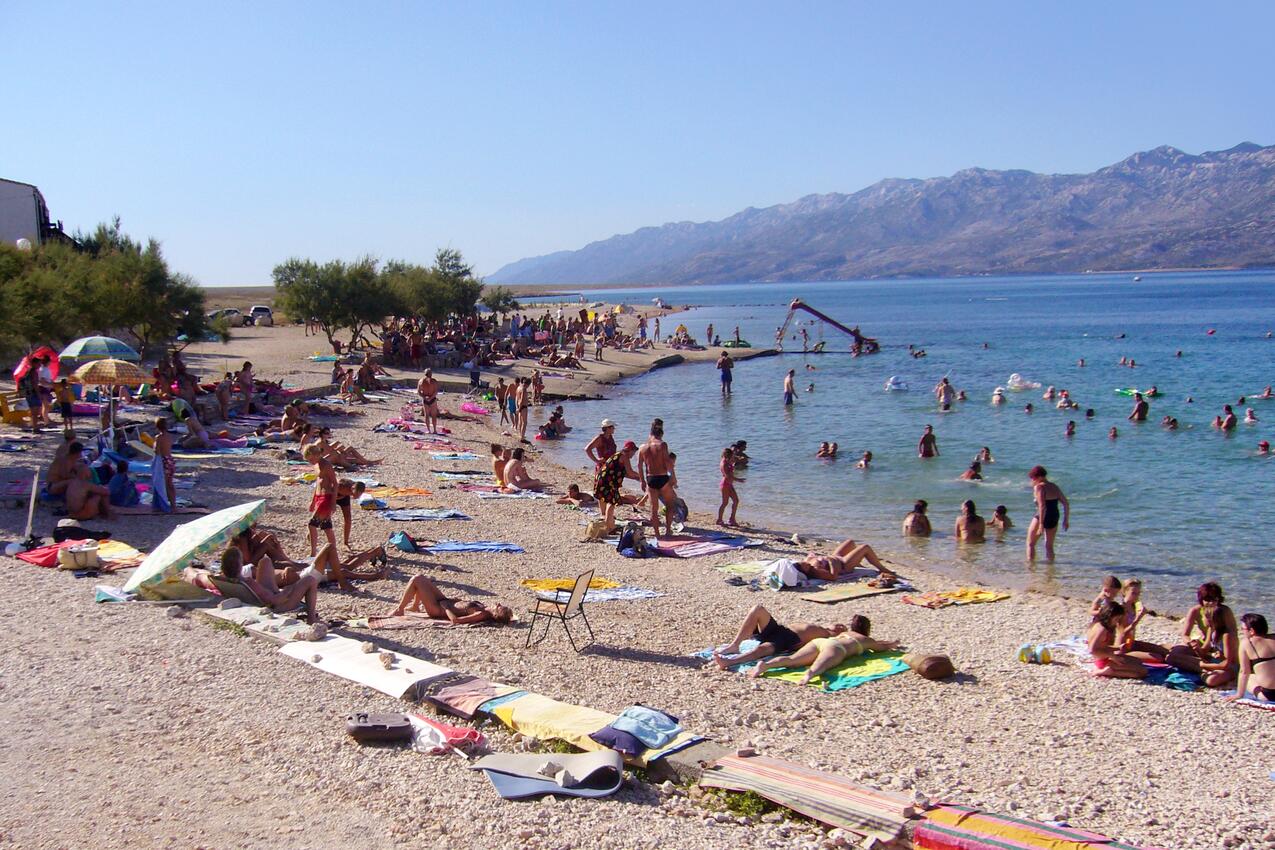 La spiaggia più vicina - Appartamenti con parcheggio Razanac, Zara - Zadar