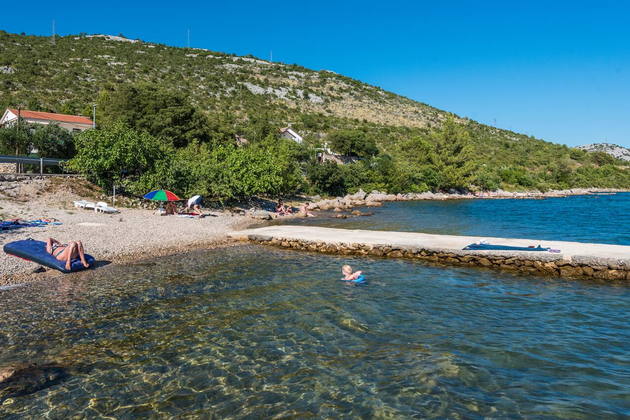 Nearest beach - Apartments by the sea Seline, Paklenica