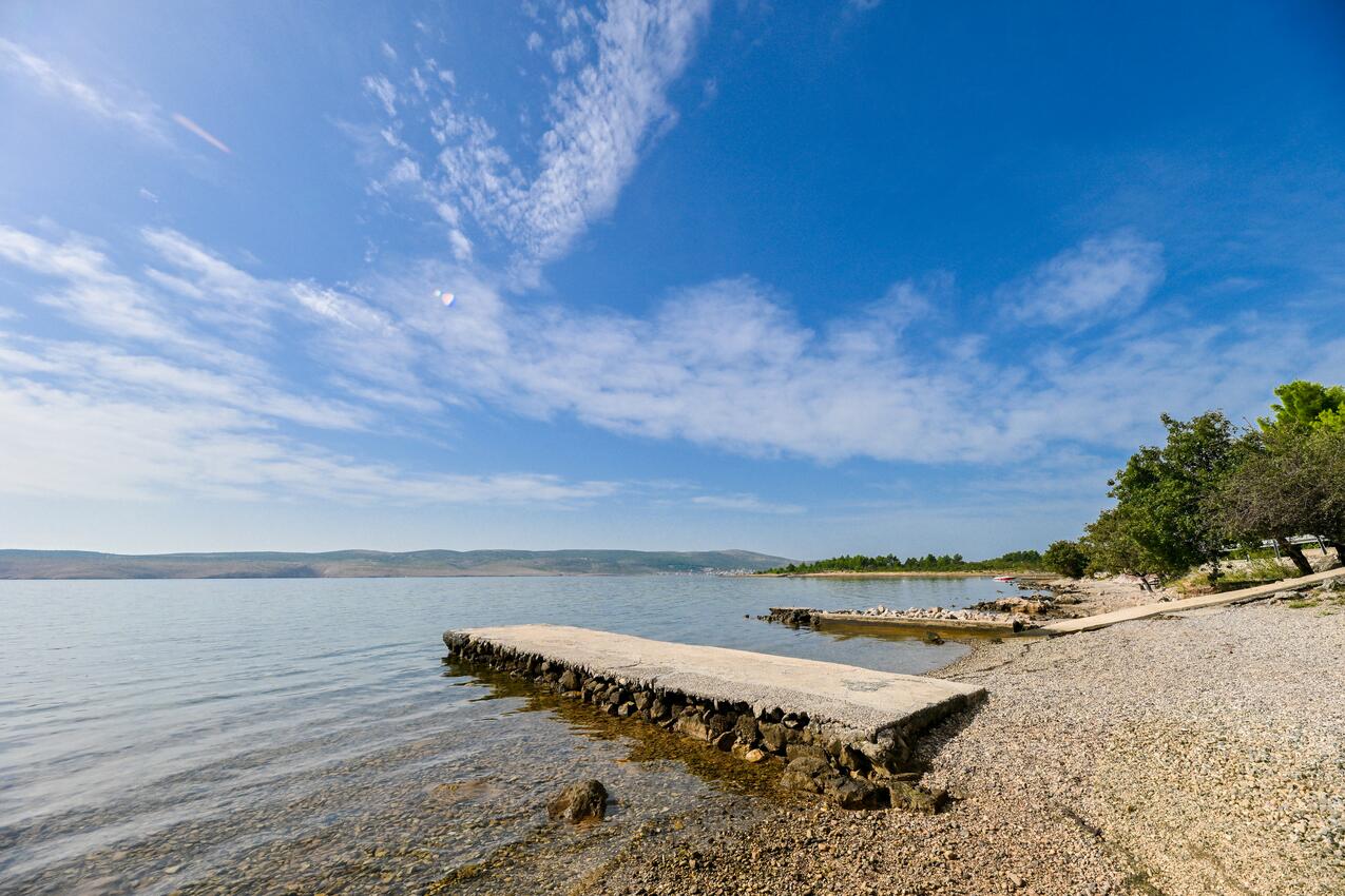Legközelebbi strand - Apartmanok a tenger mellett Seline, Paklenica
