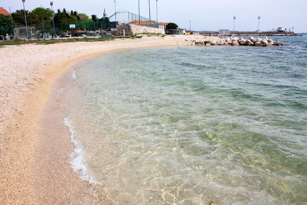 Najbližja plaža - Apartmaji ob morju Turanj, Biograd