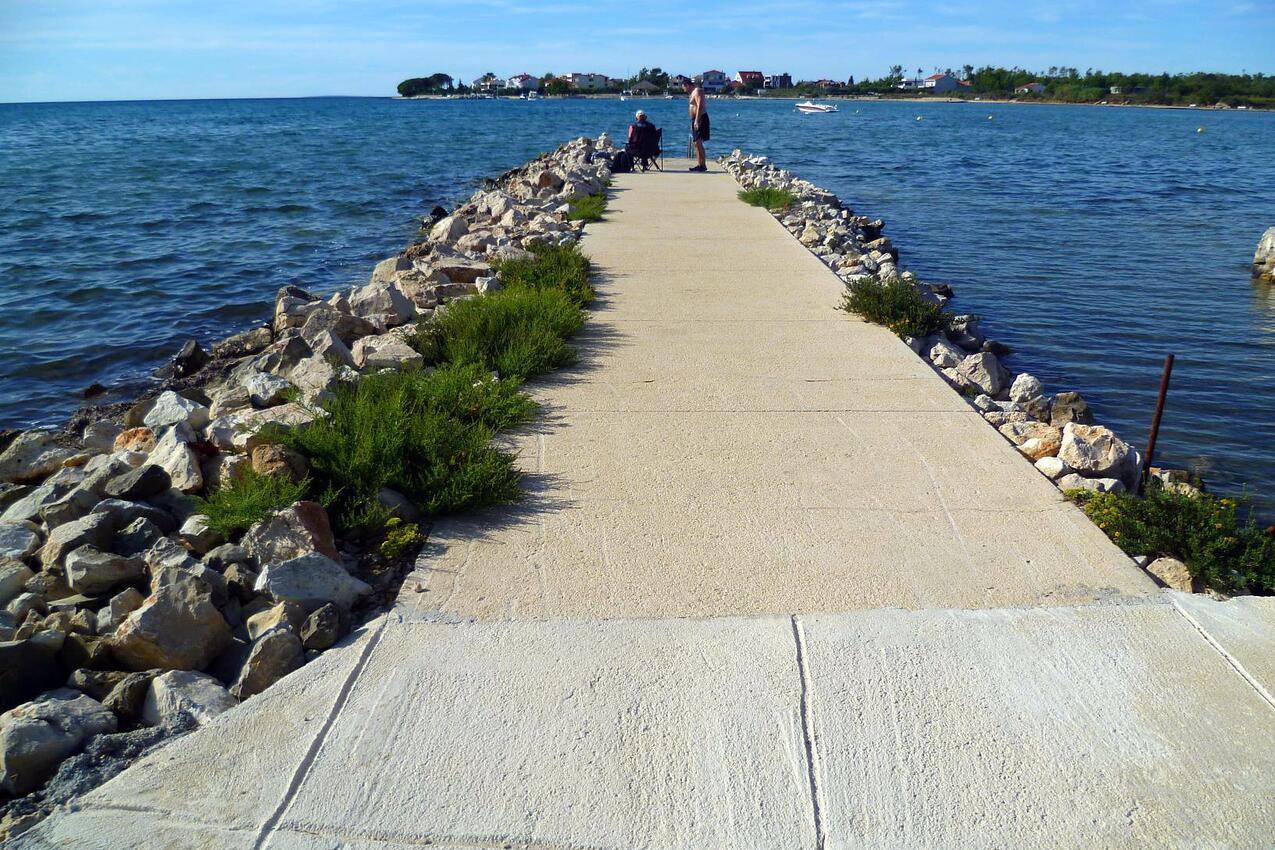 Nächster Strand - Ferienwohnungen mit Parkplatz Privlaka, Zadar
