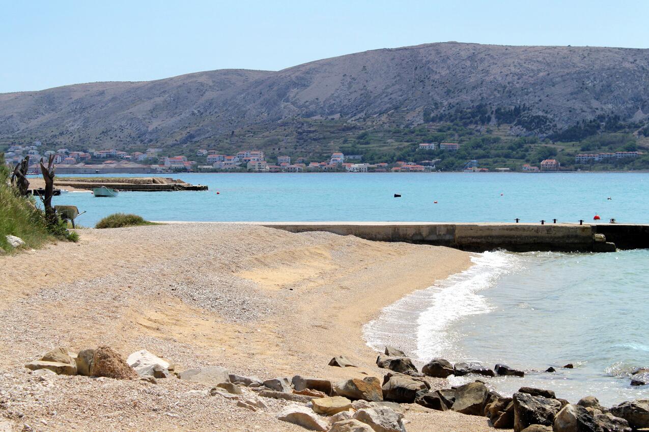 Nærmeste strand - Leiligheter med parkering Pag