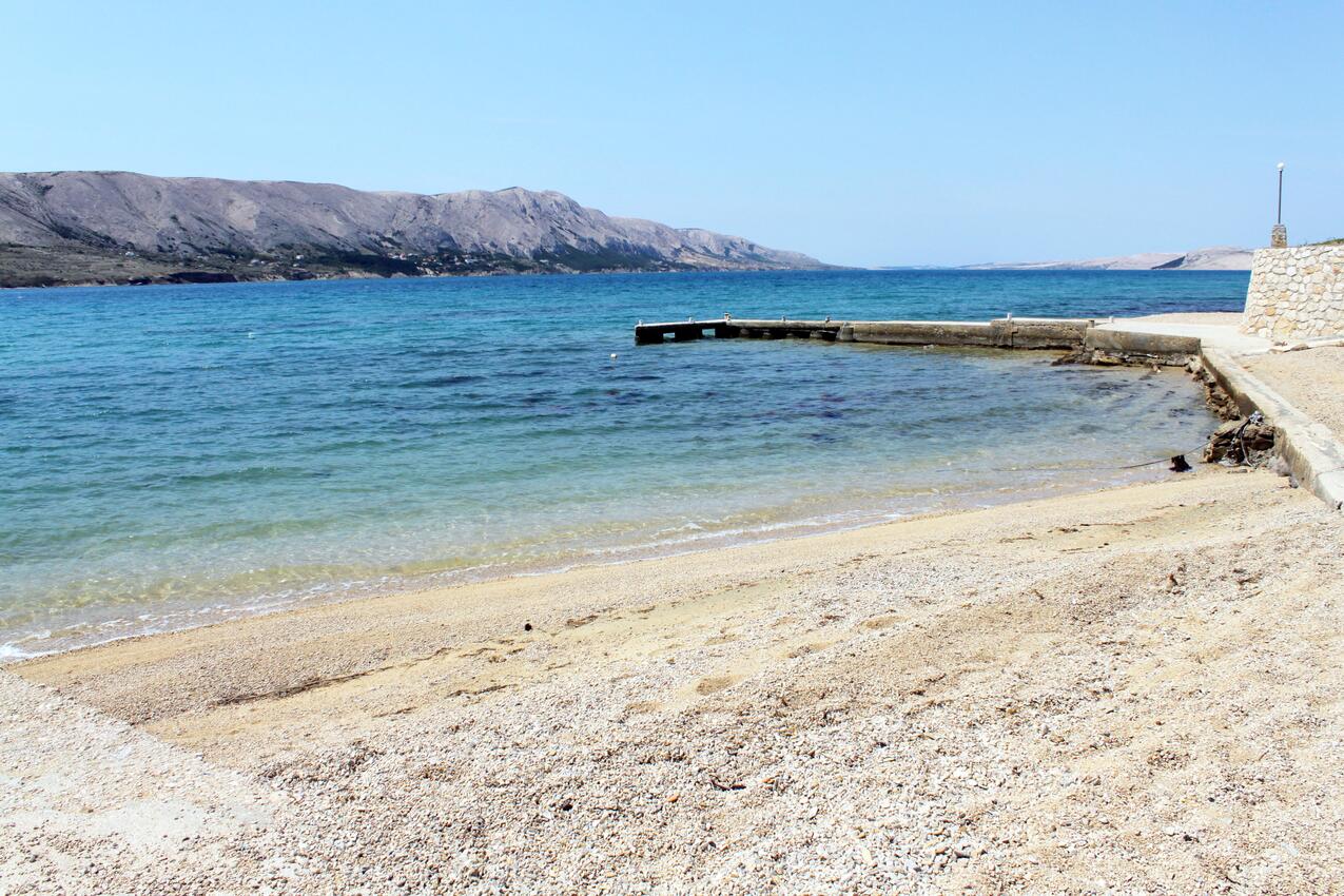 Nærmeste strand - Leiligheter med parkering Pag