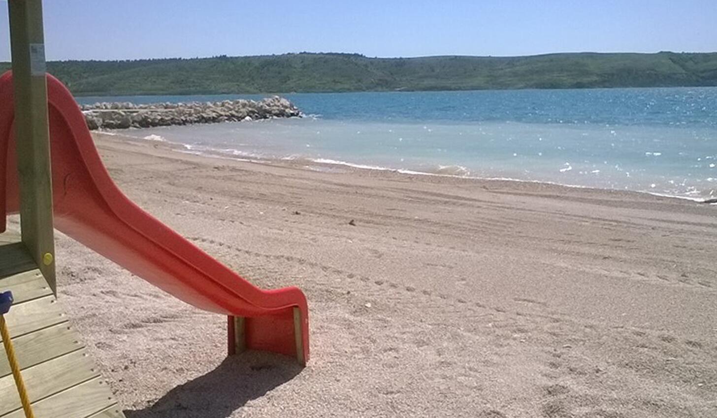 La spiaggia più vicina - Appartamenti con parcheggio Rtina - Miocici, Zara - Zadar