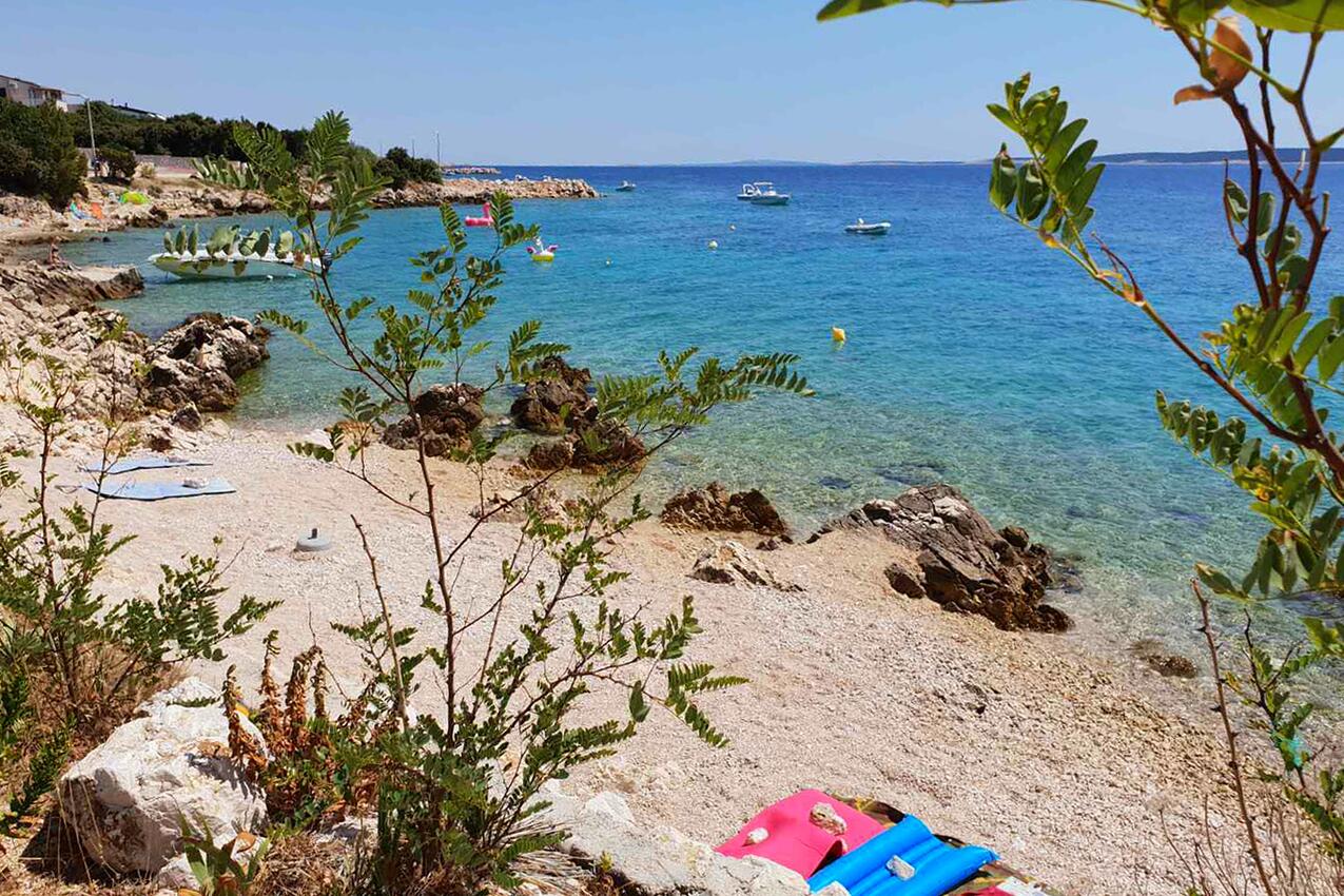 Najbliža plaža - Apartmani uz more Mandre, Pag