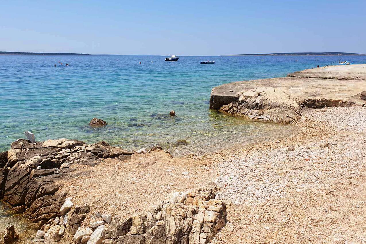 Najbliža plaža - Apartmani uz more Mandre, Pag