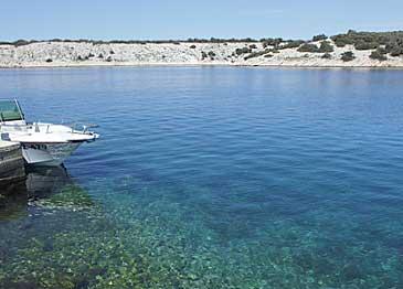 La spiaggia più vicina - Appartamenti accanto al mare Simuni, Pago - Pag