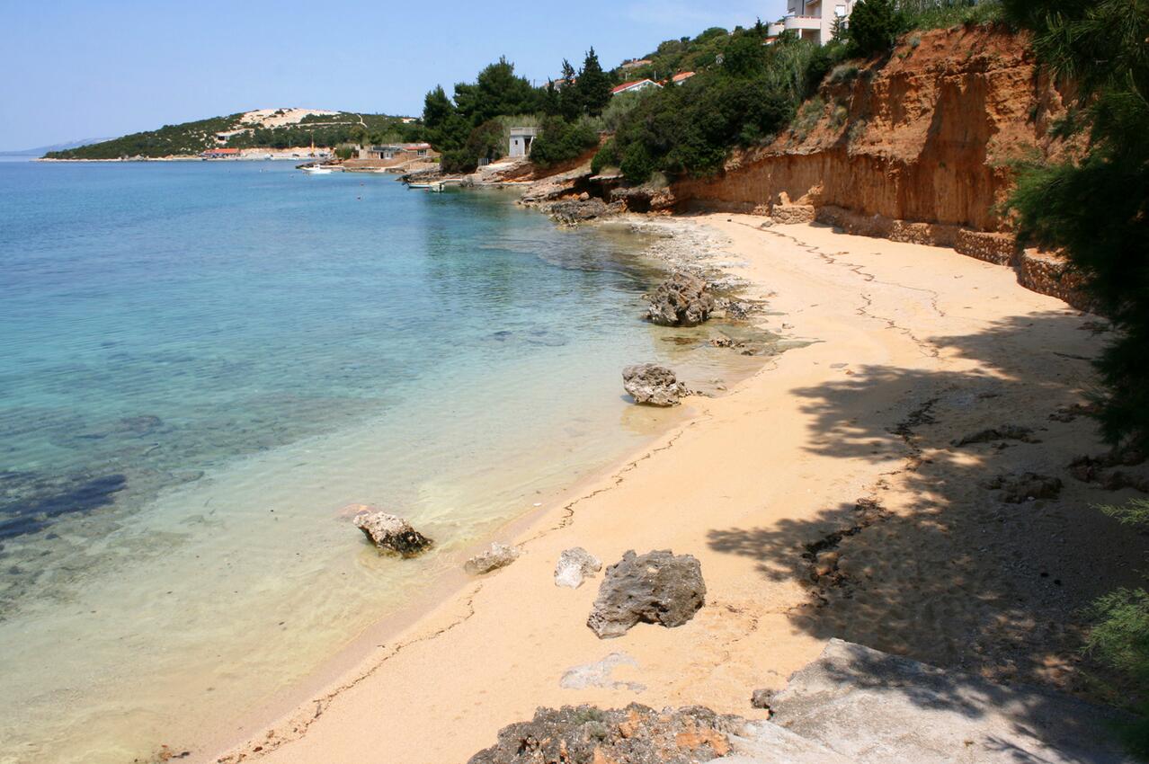 Nearest beach - Apartments and rooms by the sea Stara Novalja, Pag