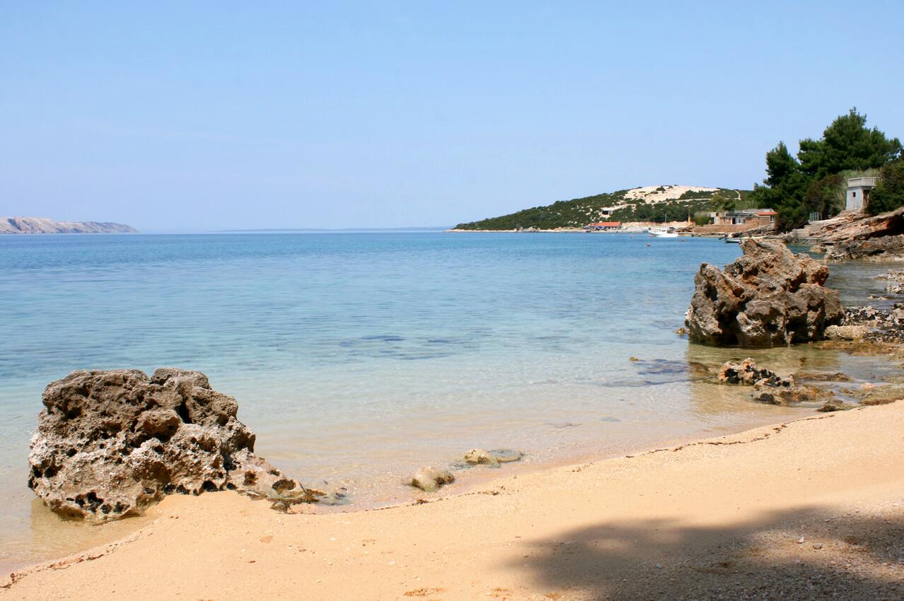 Nearest beach - Apartments and rooms by the sea Stara Novalja, Pag