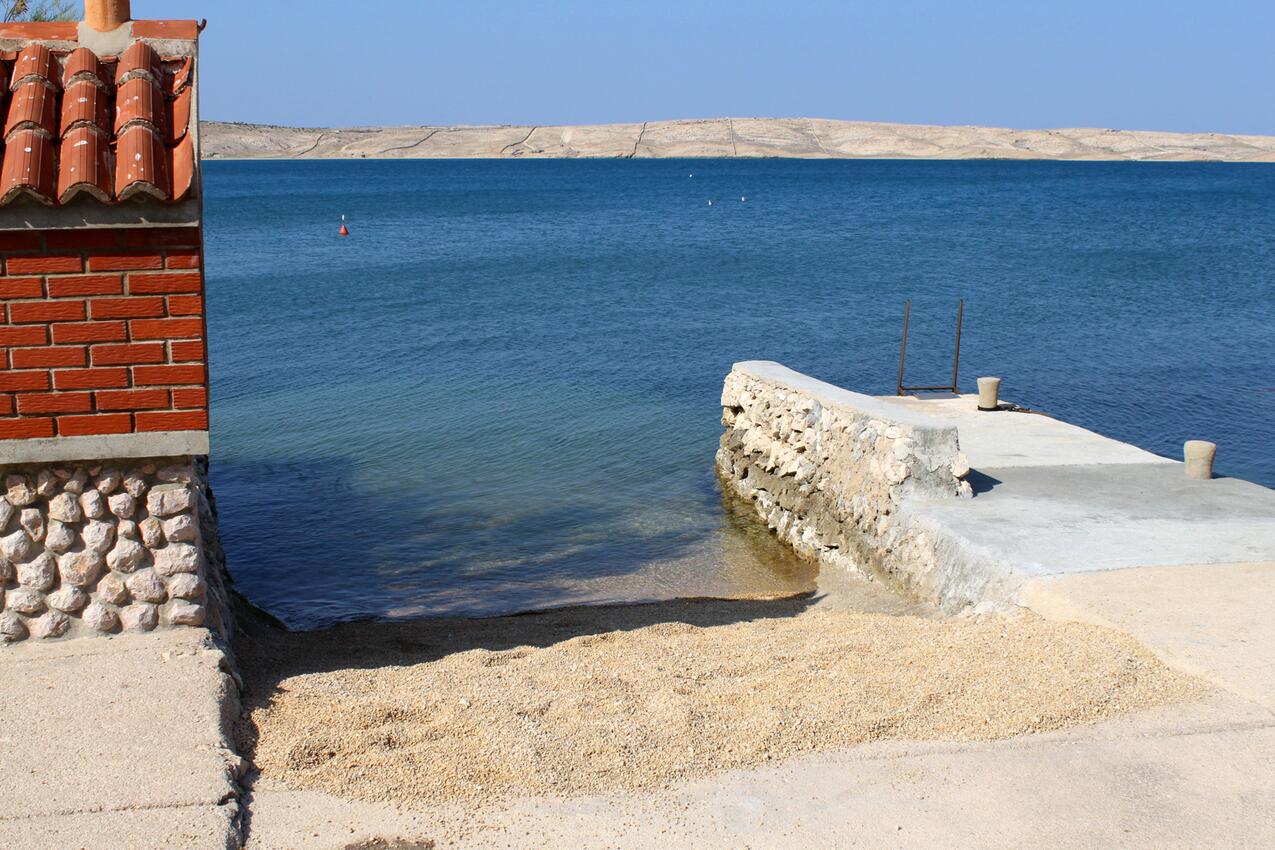 Nächster Strand - Ferienwohnungen am Meer Kustici, Pag