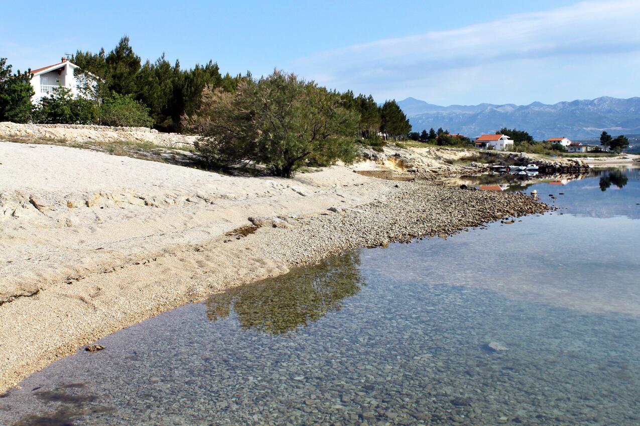 Nächster Strand - Ferienwohnungen am Meer Pridraga - Cuskijas, Novigrad