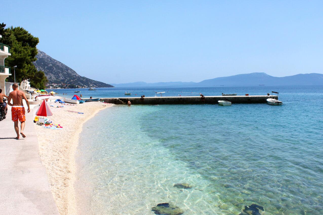 Nächster Strand - Ferienwohnungen am Meer Brist, Makarska