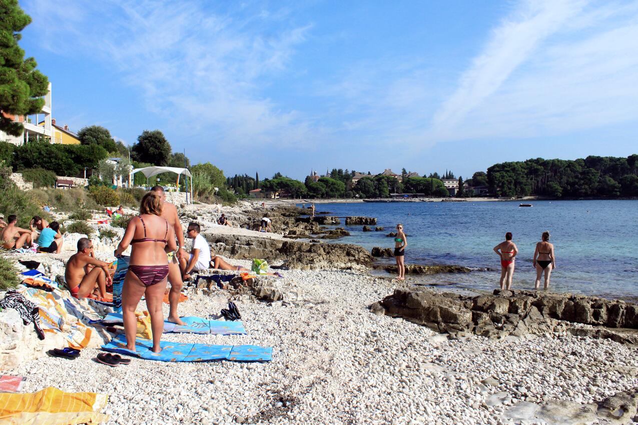 La spiaggia più vicina - Appartamenti con parcheggio Rovigno - Rovinj