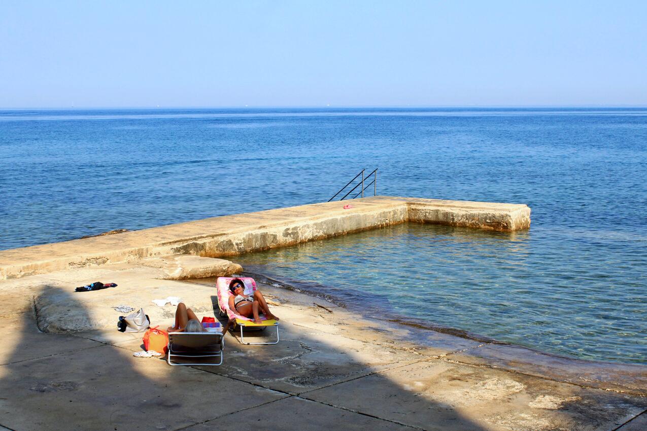 La spiaggia più vicina - Appartamenti con parcheggio Basanija, Umago - Umag