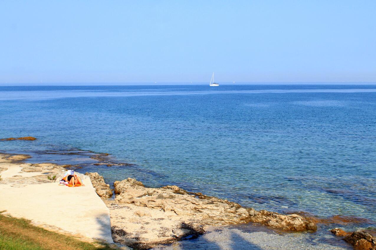La spiaggia più vicina - Appartamenti con parcheggio Basanija, Umago - Umag