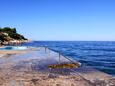 La plage Crveni Vrh en ville Crveni Vrh, Umag.