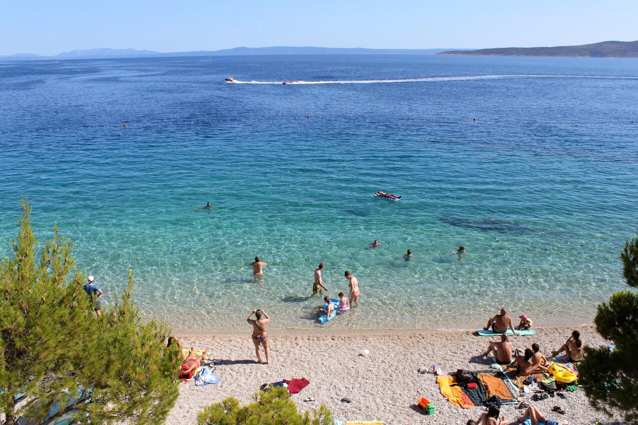 La spiaggia più vicina - Appartamenti accanto al mare Brella - Brela, Macarsca - Makarska