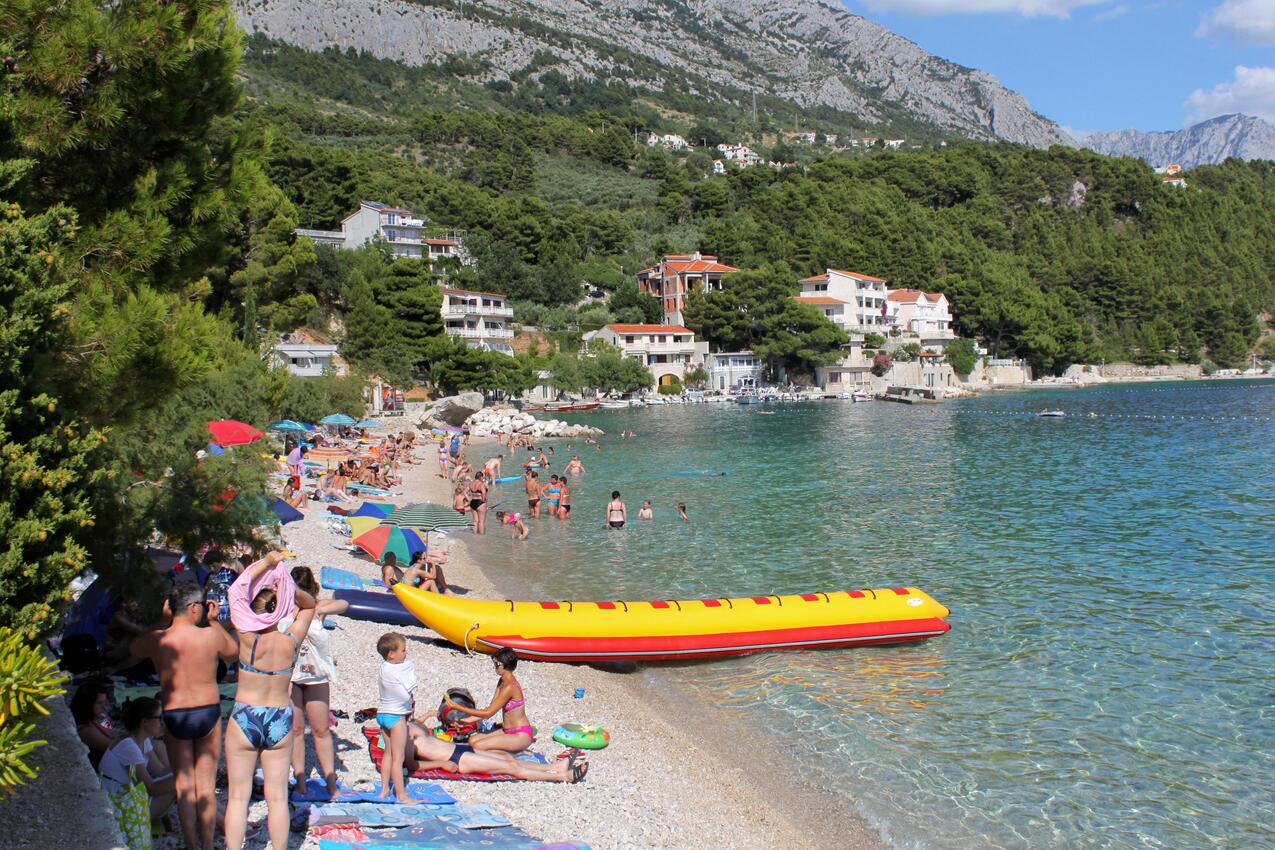 La spiaggia più vicina - Appartamenti accanto al mare Brella - Brela, Macarsca - Makarska