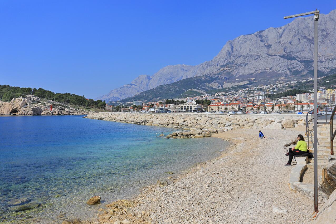 La spiaggia più vicina - Appartamenti con Internet Macarsca - Makarska