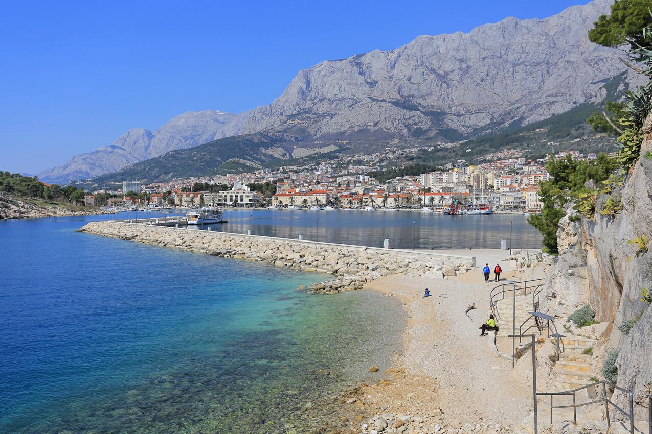 La spiaggia più vicina - Appartamenti con Internet Macarsca - Makarska