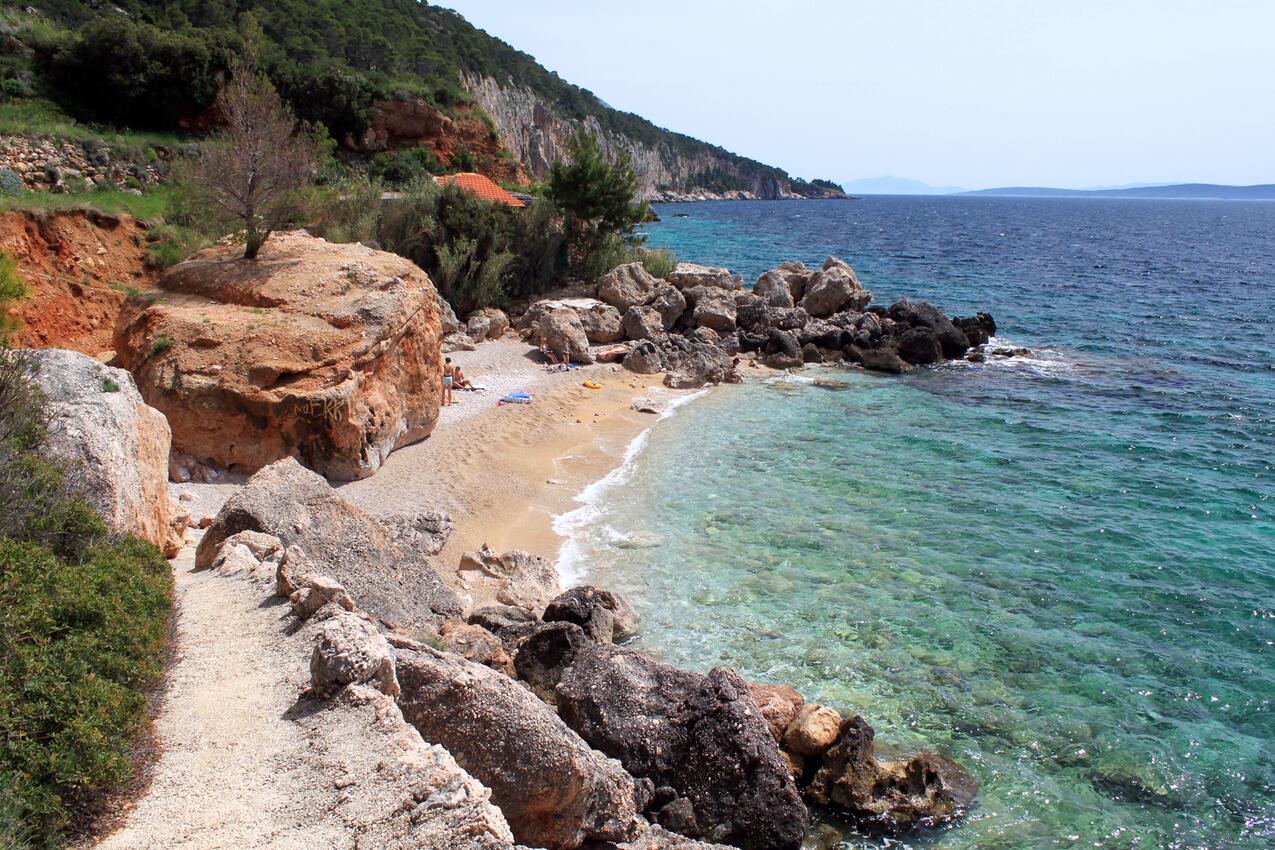 La spiaggia più vicina - Appartamenti accanto al mare Santa Domenica - Sveta Nedilja, Lesina - Hvar