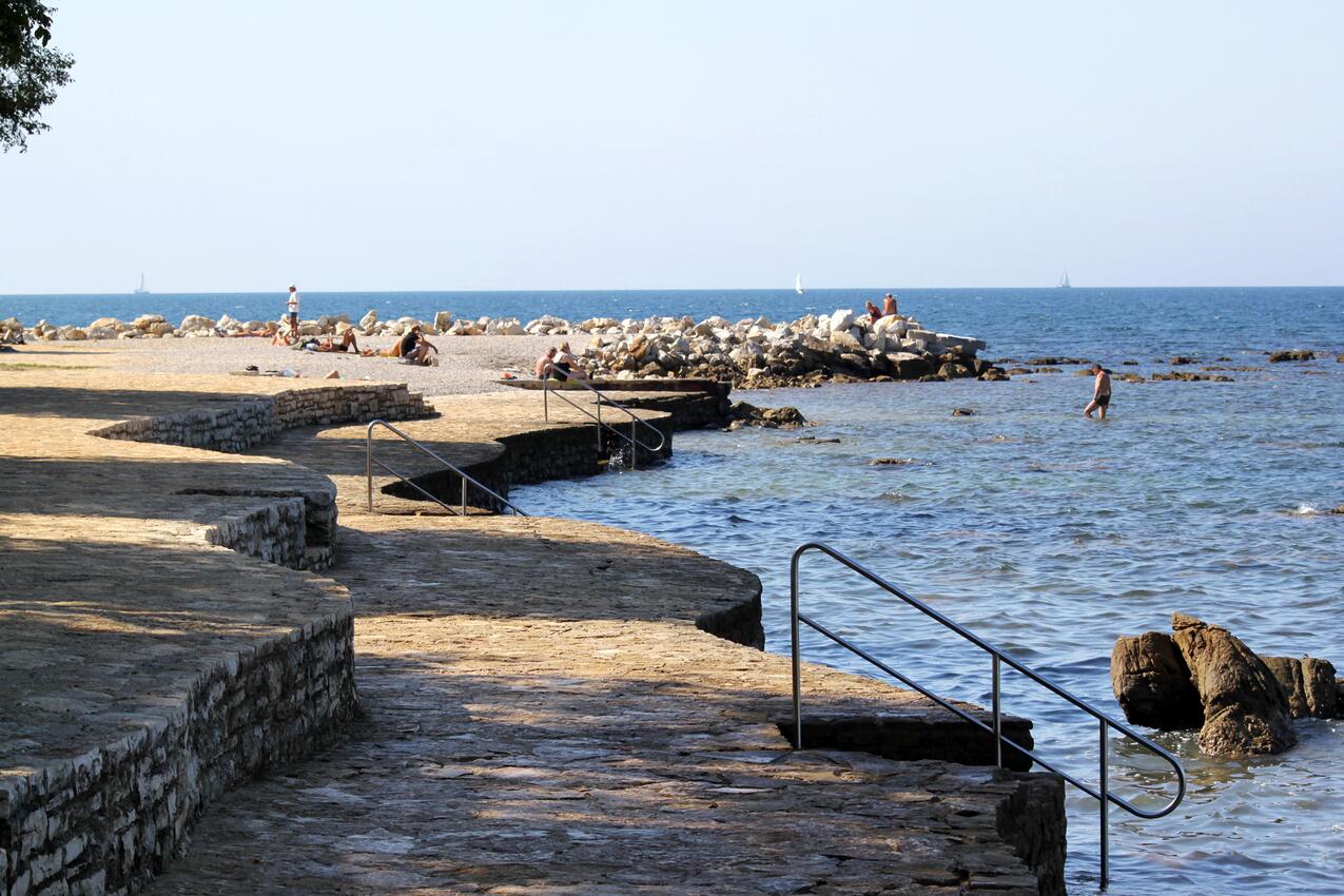 La spiaggia più vicina - Appartamenti con parcheggio Parenzo - Poreč