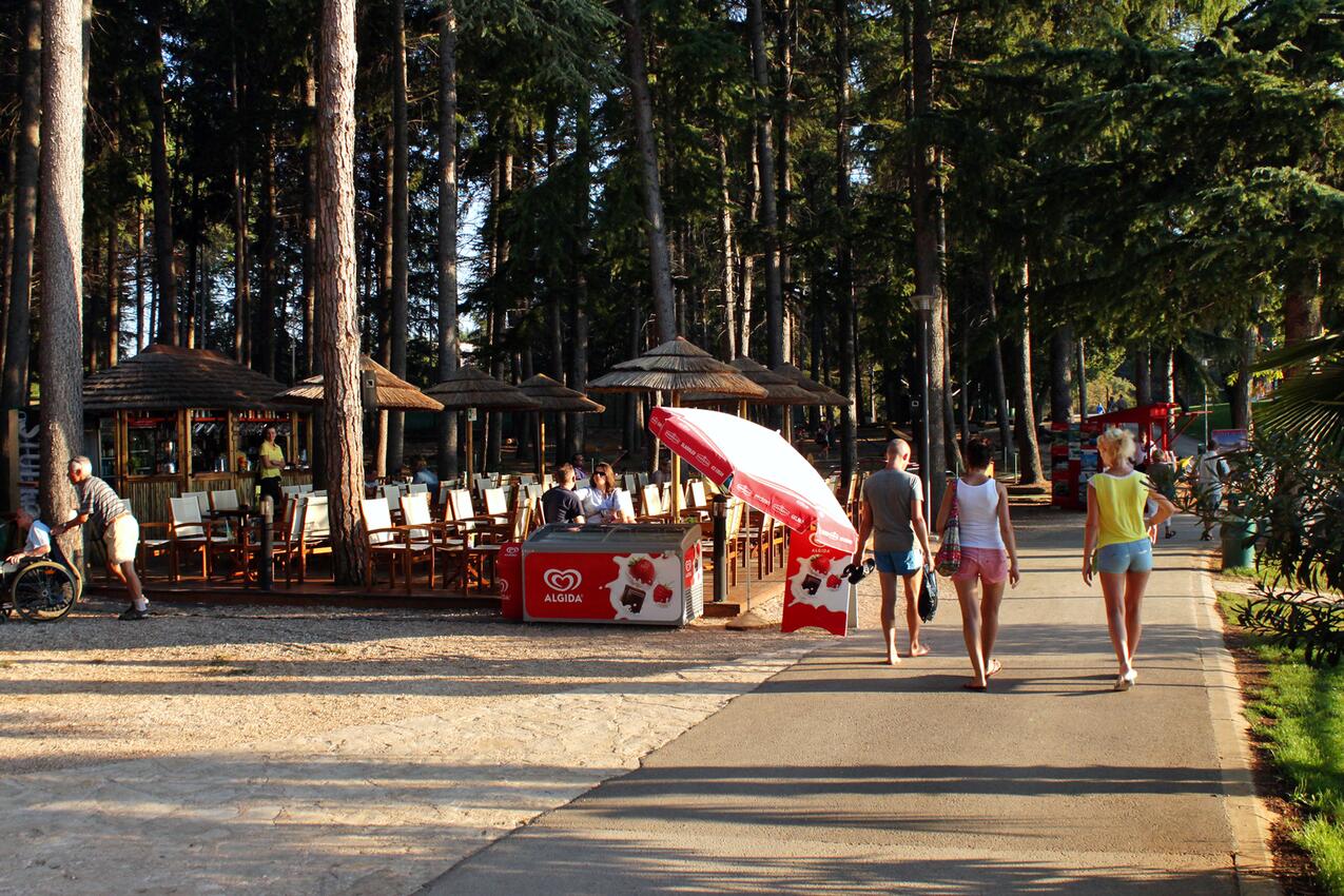 Nächster Strand - Ferienwohnungen mit Parkplatz Porec